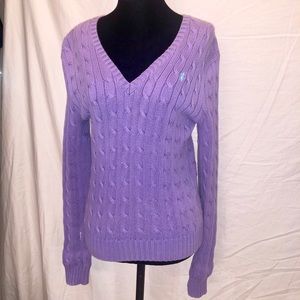 💫ralph lauren cable knit sweater